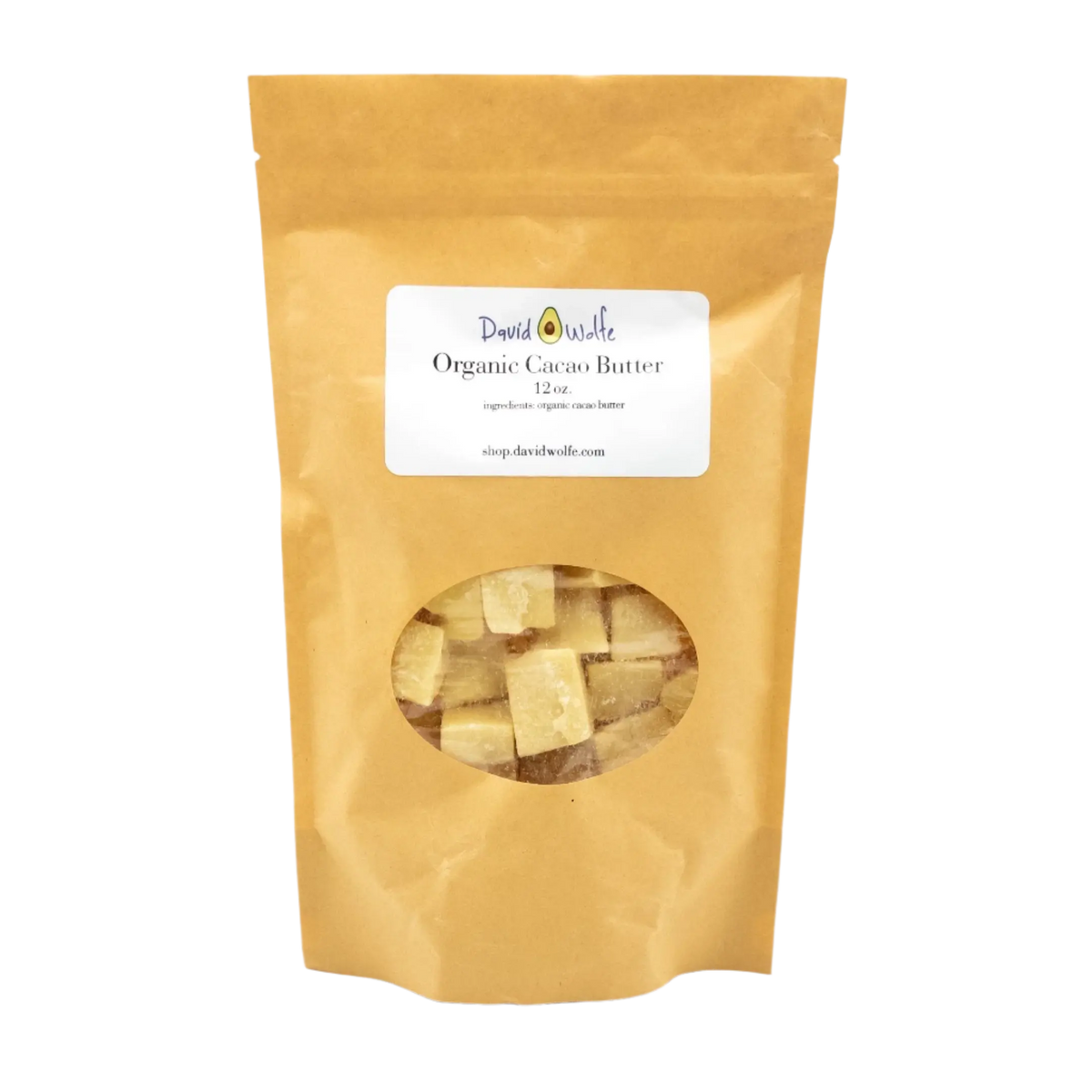 David Wolfe Organic Raw Cacao Butter | Arriba Nacional Heirloom Variety davidwolfe001