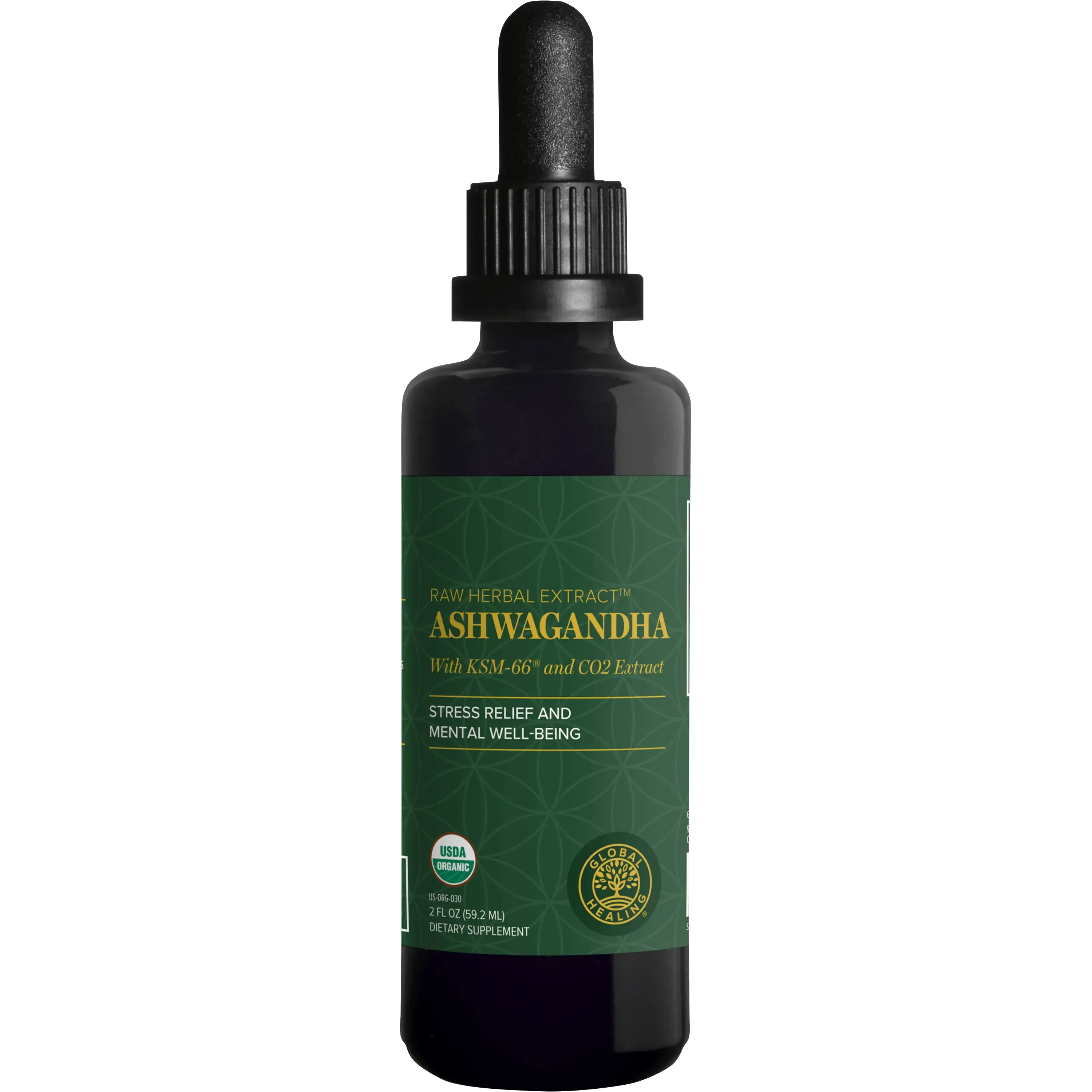 Global Healing Ashwagandha Drops KSM-66® | Adaptogenic Tincture for Stress & Calm Wild Fire House