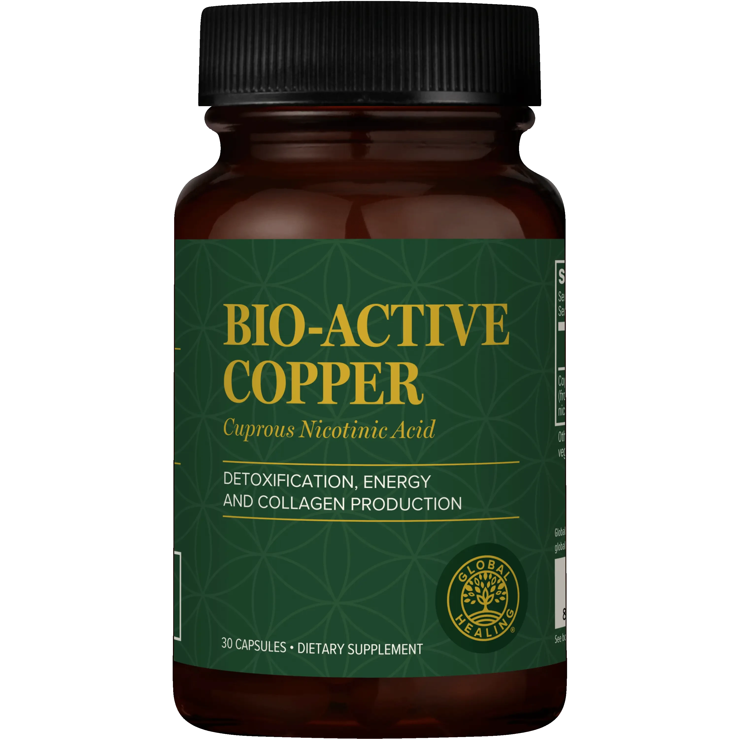 Global Healing Bio-Active Copper | Supplement for Cellular Energy & Detoxification Wild Fire House