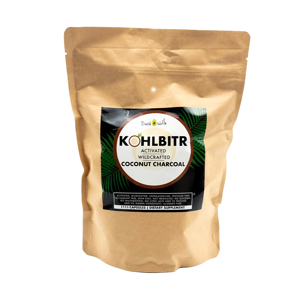 Kohlbitr Activated Charcoal | 1111 Capsules for Natural Detox davidwolfe001