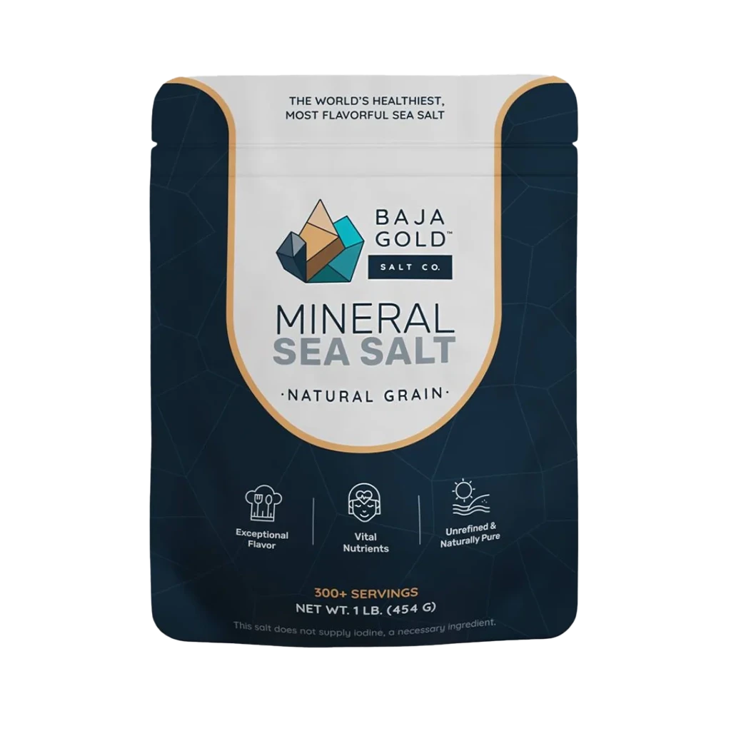 Baja Gold Mineral Sea Salt | 5lb (2.27kg) Bulk Bag Wild Fire House