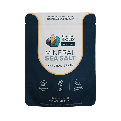 Baja Gold Mineral Sea Salt | 5lb (2.27kg) Bulk Bag Wild Fire House