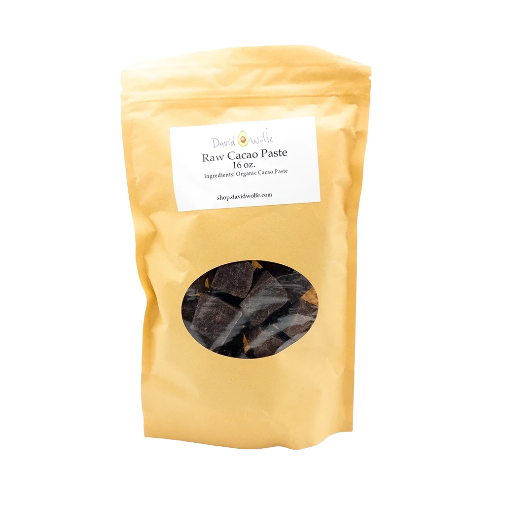David Wolfe Organic Raw Cacao Paste | 100% Pure & Unsweetened davidwolfe001
