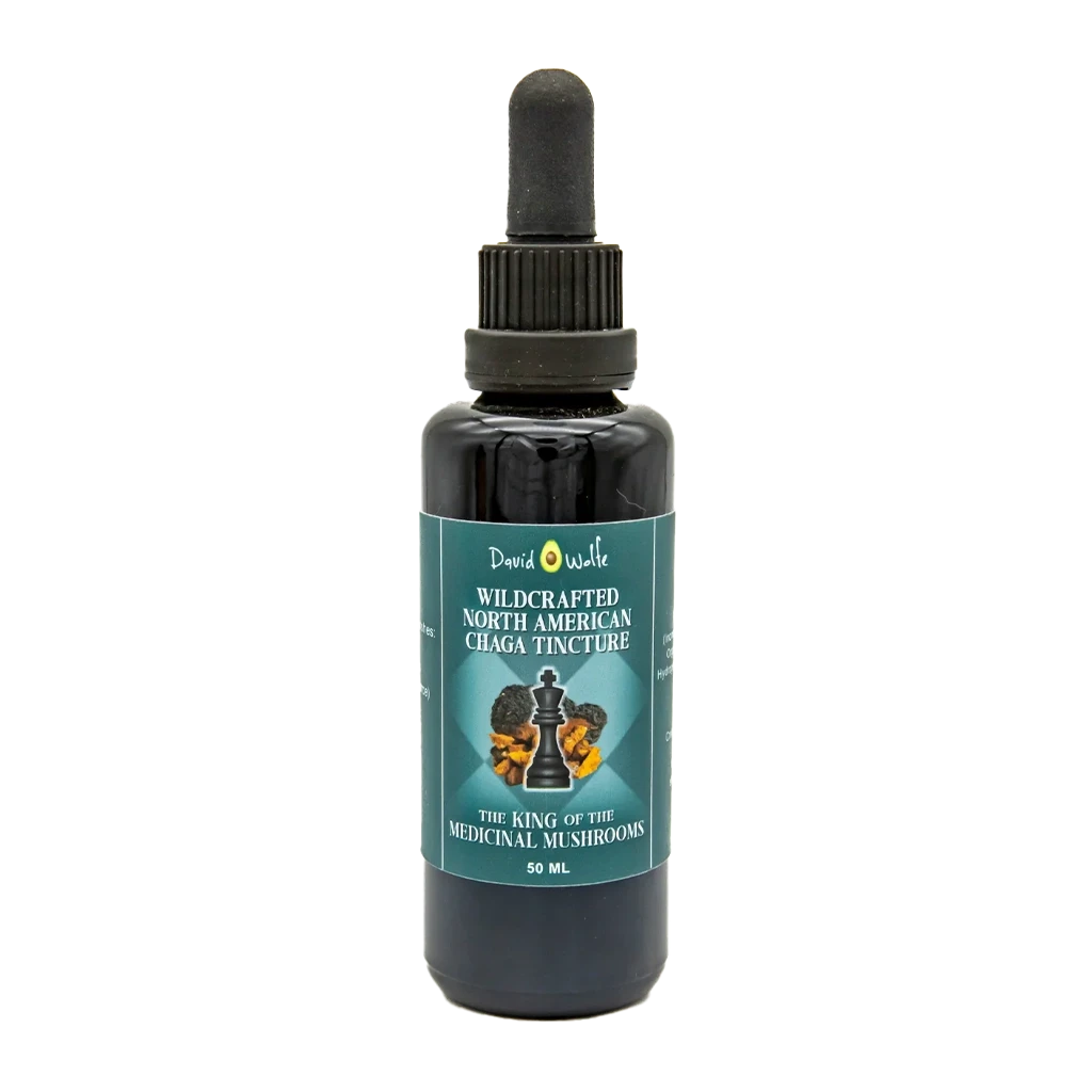 David Wolfe Chaga Tincture (50ml) | Wild Harvested Immune Support Extract davidwolfe001