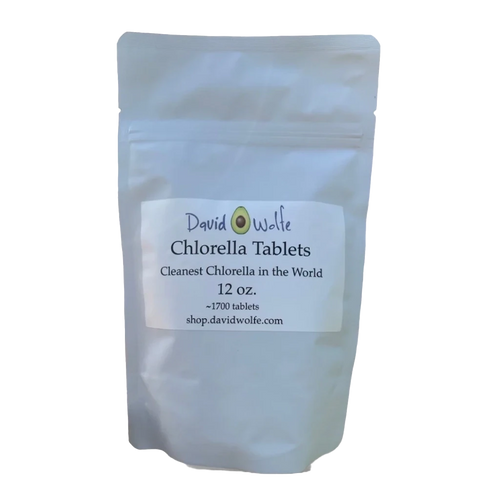 David Wolfe Organic Chlorella Tablets | 1700 Cracked-Cell Tabs for Detox & Energy davidwolfe001