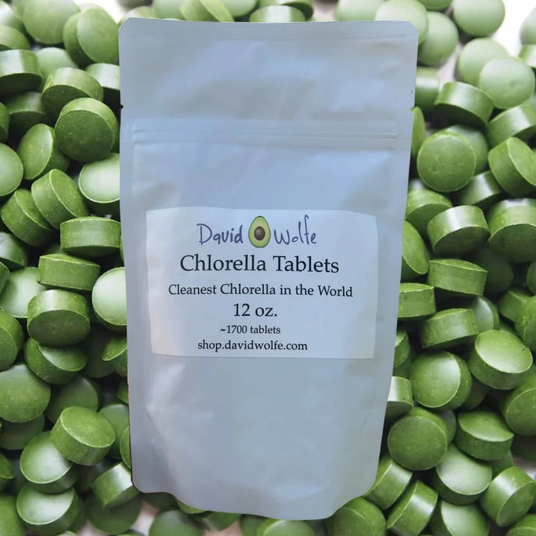 David Wolfe Organic Chlorella Tablets | 1700 Cracked-Cell Tabs for Detox & Energy davidwolfe001