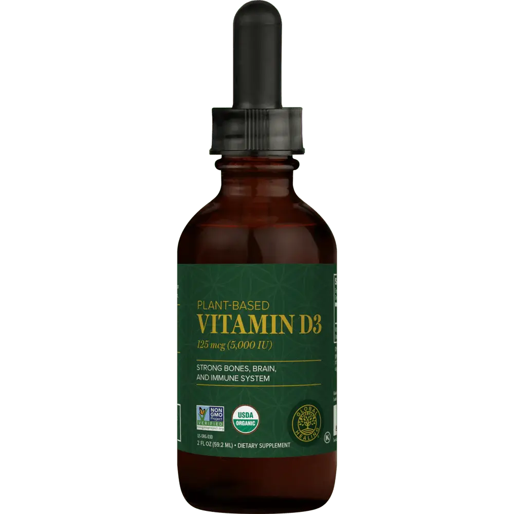 Global Healing Organic Vitamin D3 | Plant-Based Liquid Supplement davidwolfe001