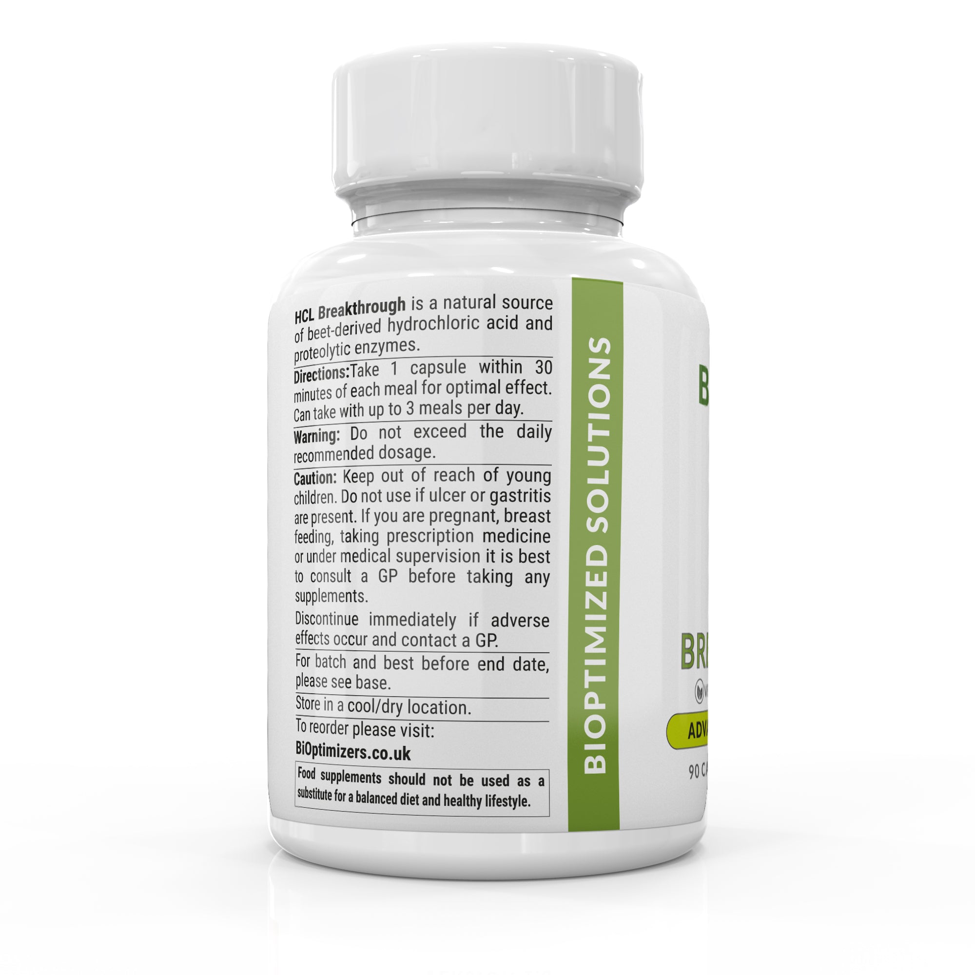 BiOpimizers HCL Breakthrough: The Ultimate Betaine HCL Formula for Total Digestion David Wolfe UK