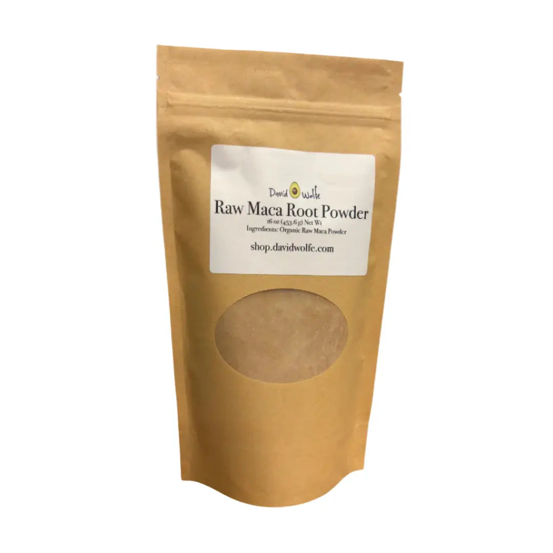 David Wolfe Organic Raw Maca Powder | Peruvian Superfood for Hormones, Energy & Libido davidwolfe001
