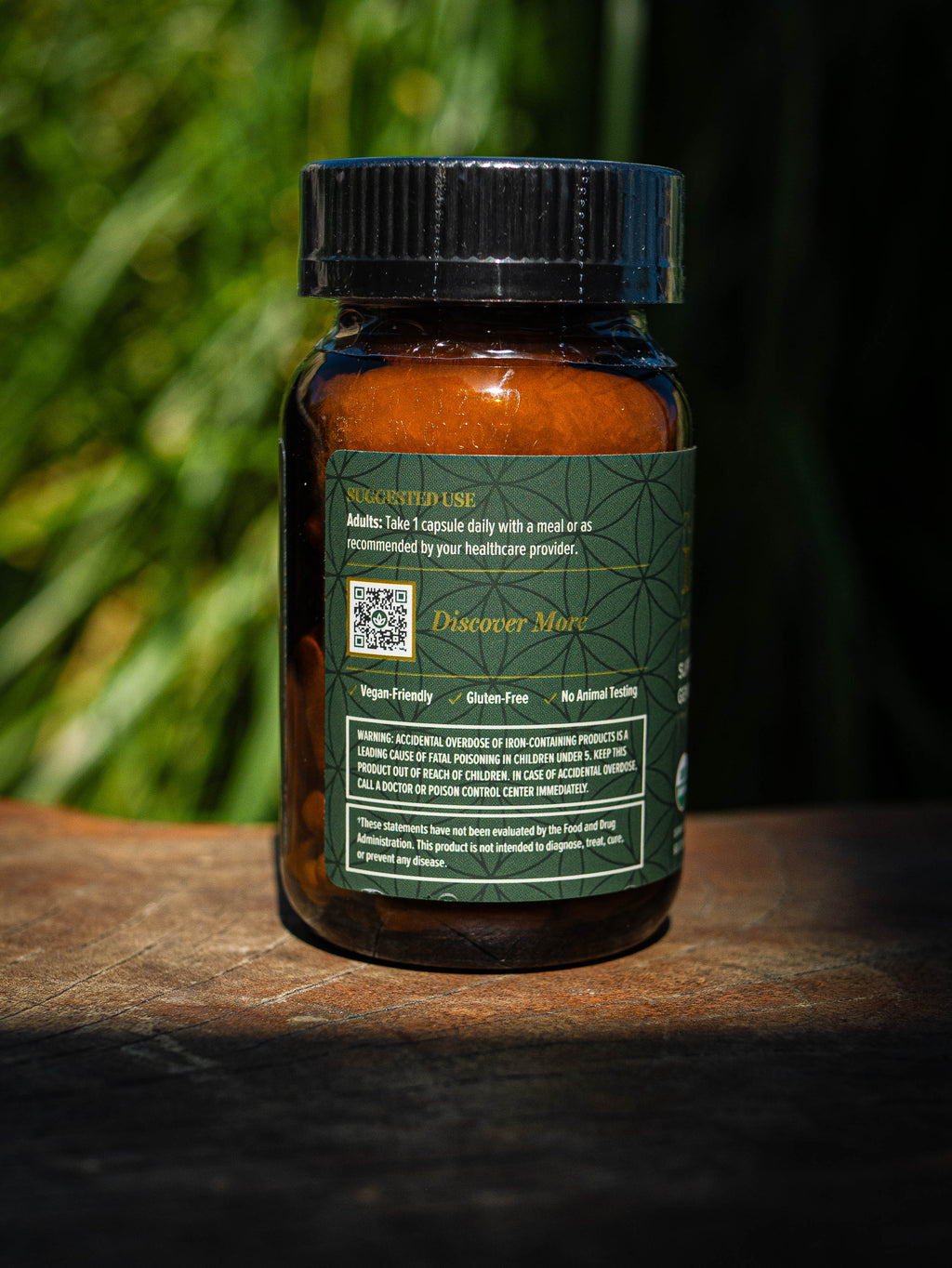 Global Healing Organic Iron | Gentle Plant-Based Supplement for Energy Wild Fire House