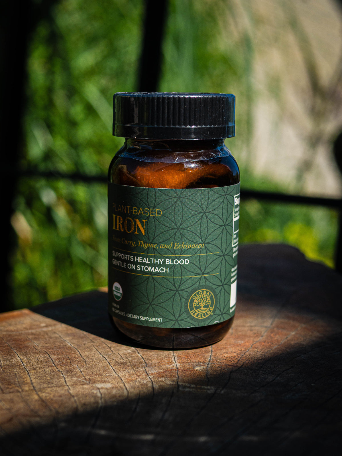 Global Healing Organic Iron | Gentle Plant-Based Supplement for Energy Wild Fire House