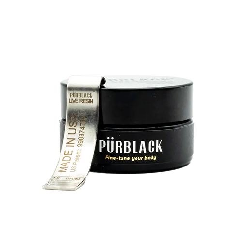 Pürblack Shilajit Gold | Live Resin with Coated Gold & Silver davidwolfe001