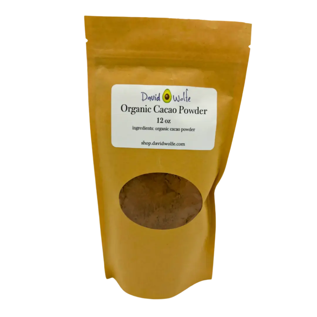 David Wolfe Organic Raw Cacao Powder | Arriba Nacional Heirloom Variety davidwolfe001