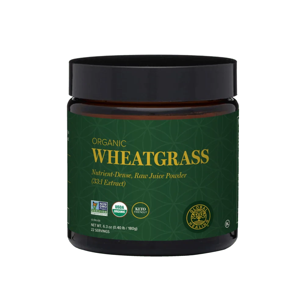Global Healing Organic Wheatgrass | Raw Powder for Detox & Energy Wild Fire House