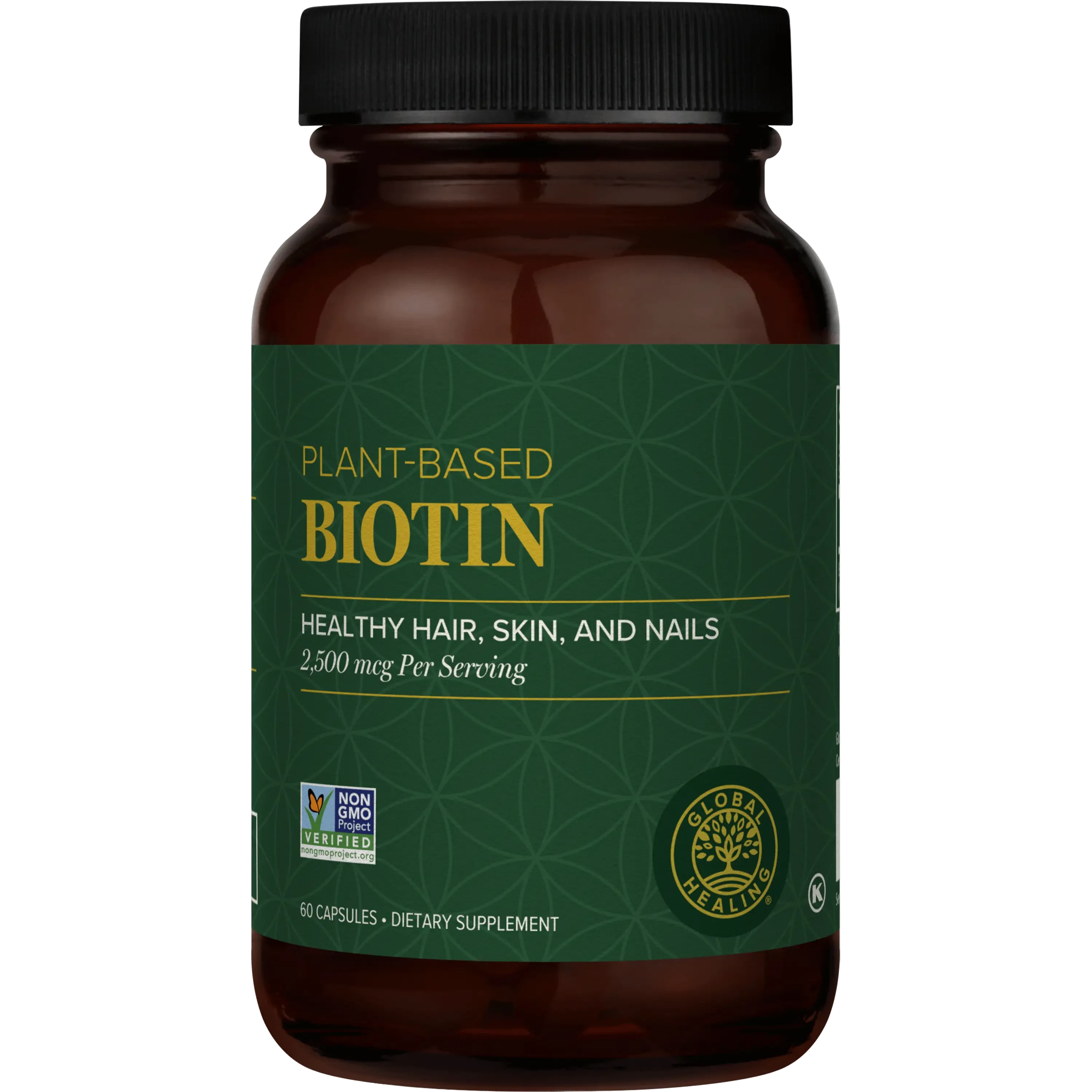 Global Healing Organic Biotin | Plant-Based Drops for Hair, Skin & Nails Wild Fire House